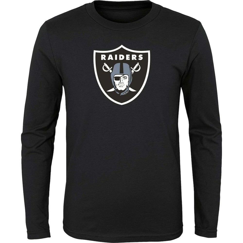 Las Vegas Raiders Youth Primary Logo Long Sleeve T-Shirt | NFL Online