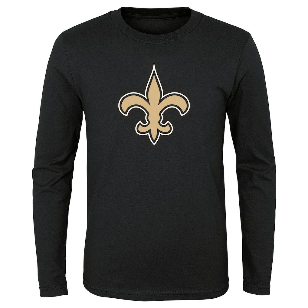 New Orleans Saints Youth Primary Logo Long Sleeve T-Shirt | NFL Hot