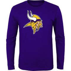 Minnesota Vikings Youth Primary Logo Long Sleeve T-Shirt | NFL On sale