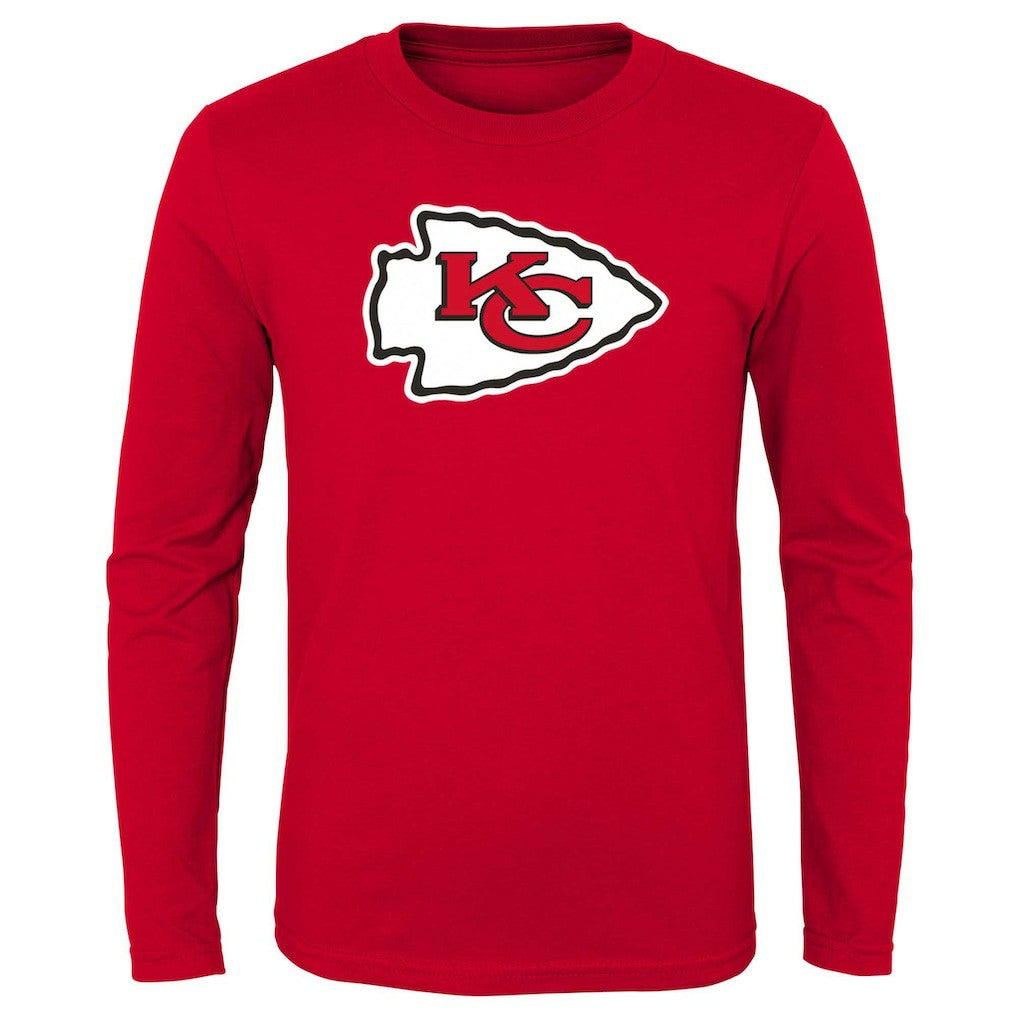 Kansas City Chiefs Preschool Primary Logo Long Sleeve T-Shirt | NFL Sale
