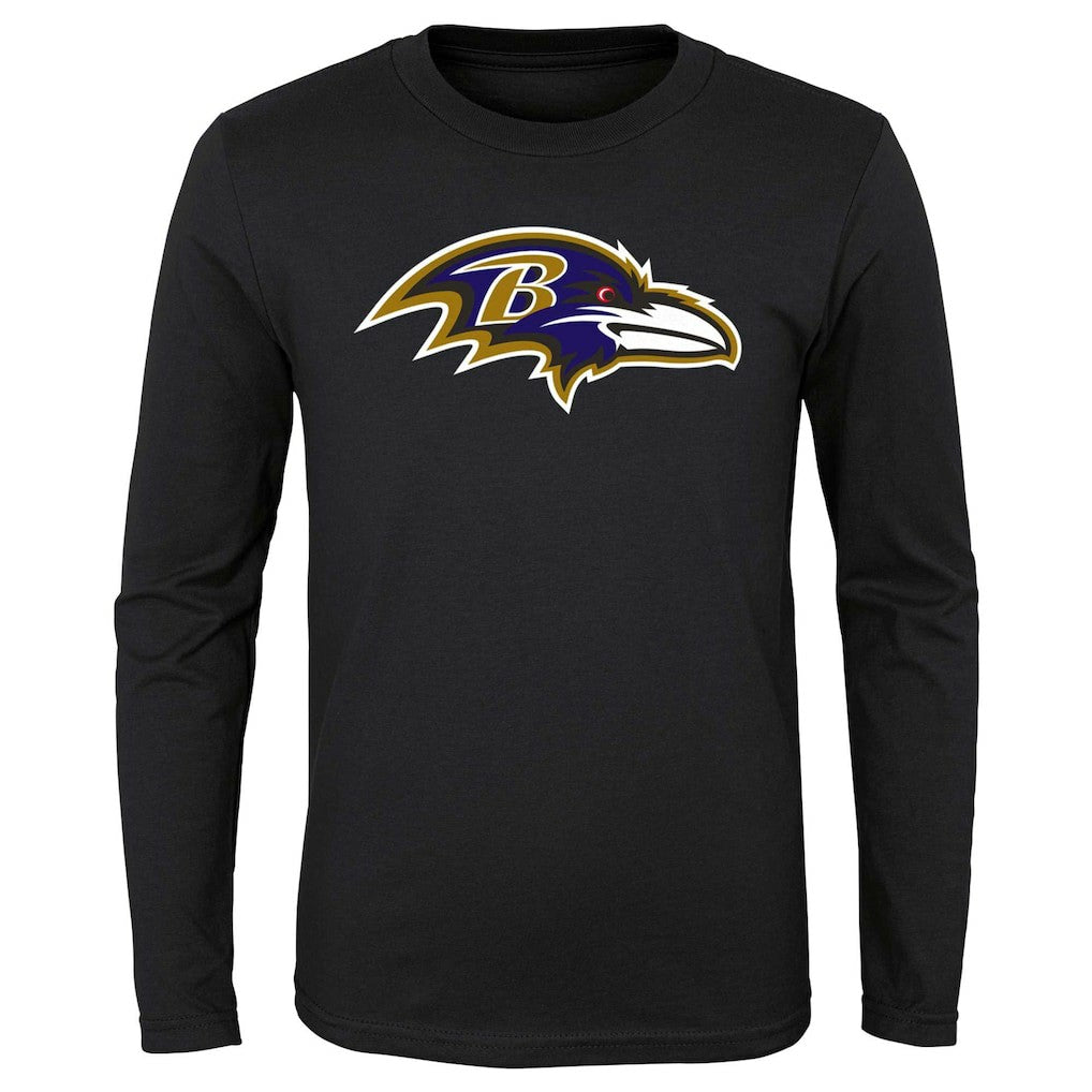 Baltimore Ravens Preschool Primary Logo Long Sleeve T-Shirt | NFL Near me