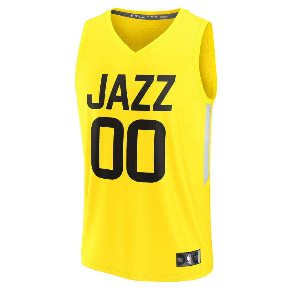 Yellow Jordan Clarkson Utah Jazz Fast Break Replica Jersey | NBA