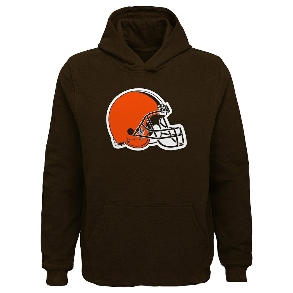 Cleveland Browns Youth Team Logo Pullover Hoodie | NFL Discount
