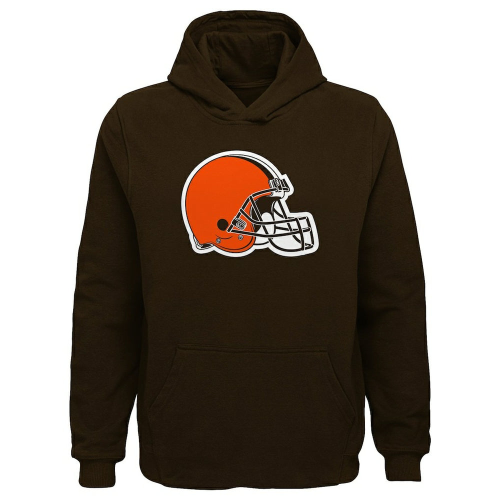 Cleveland Browns Youth Team Logo Pullover Hoodie | NFL Discount