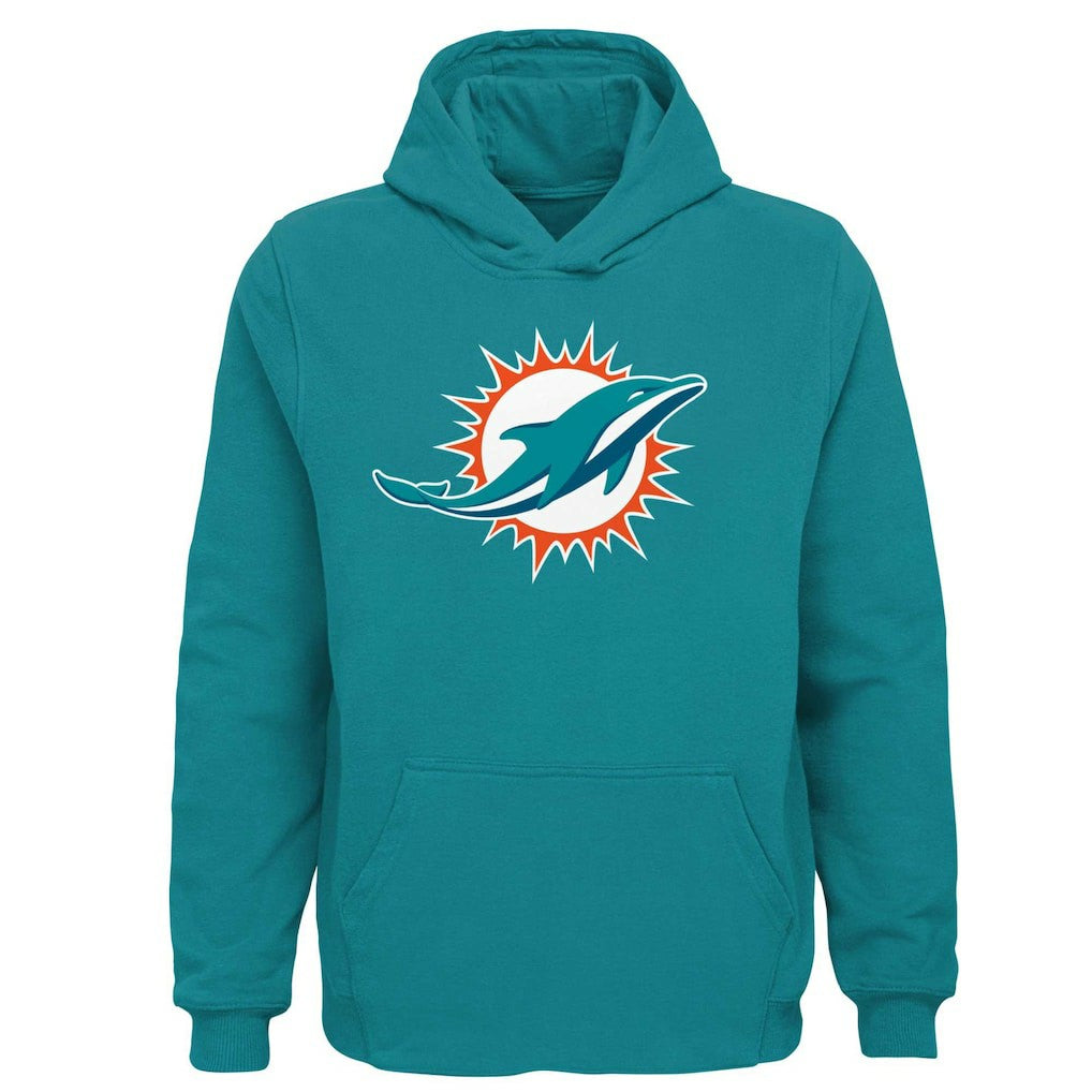 Miami Dolphins Youth Team Logo Pullover Hoodie | NFL Online