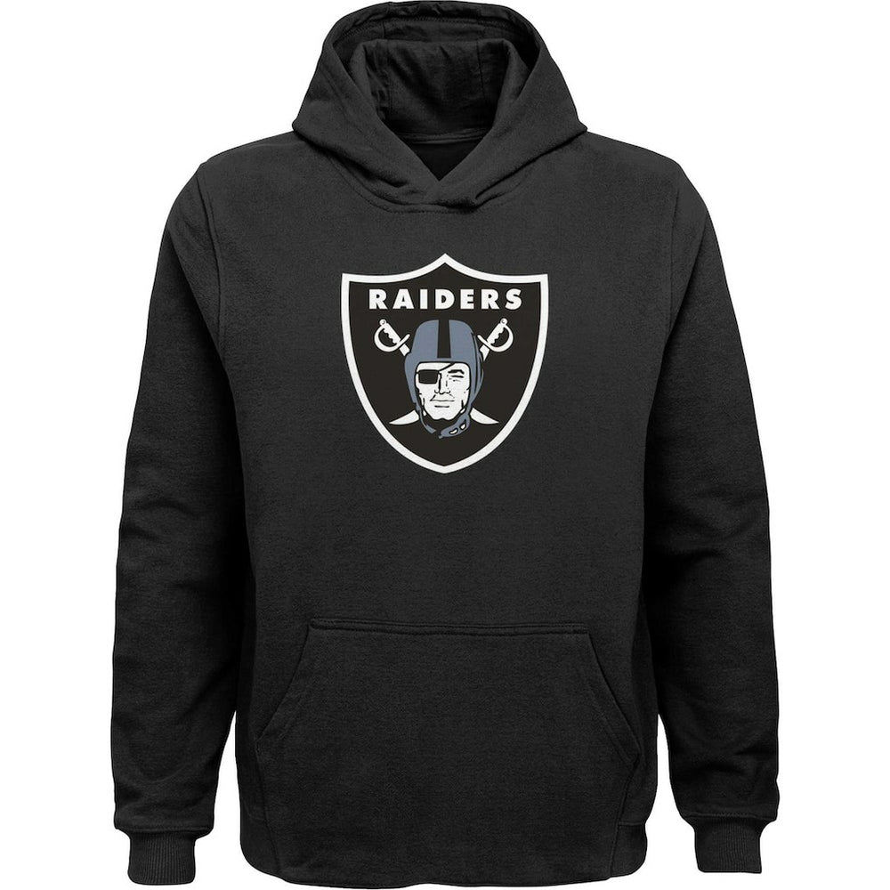 Las Vegas Raiders Youth Team Logo Pullover Hoodie | NFL Hot