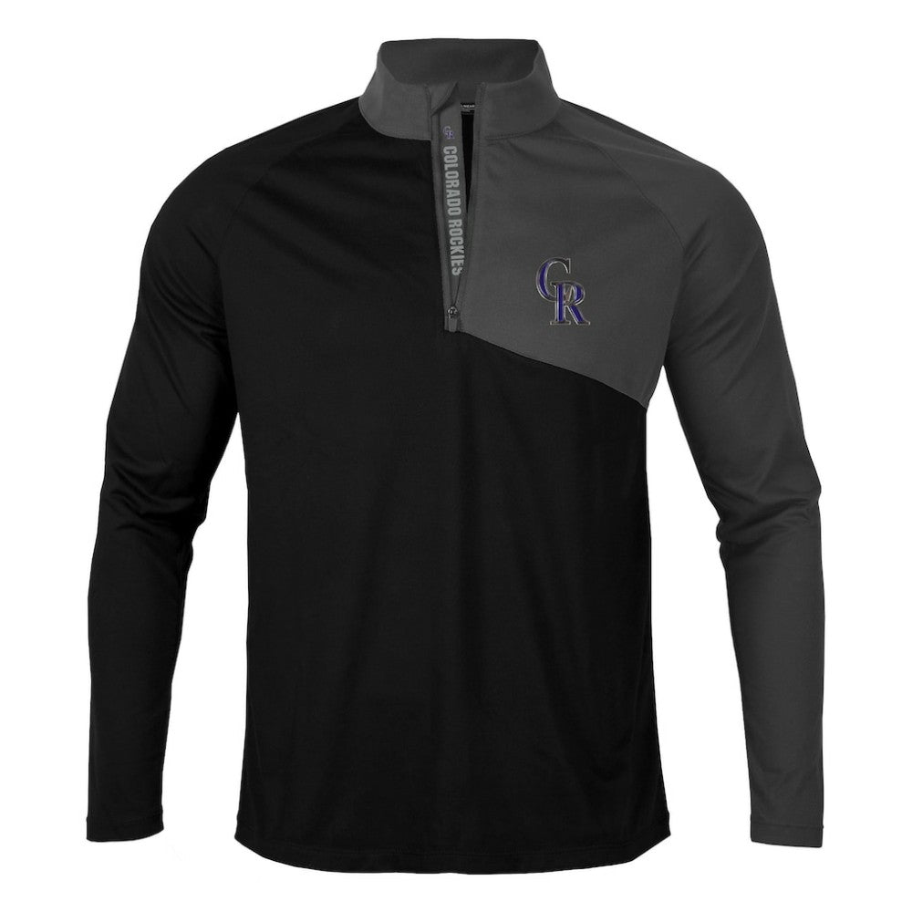 Colorado Rockies Levelwear Pinnacle Quarter-Zip Pullover Top - MLB Pullover