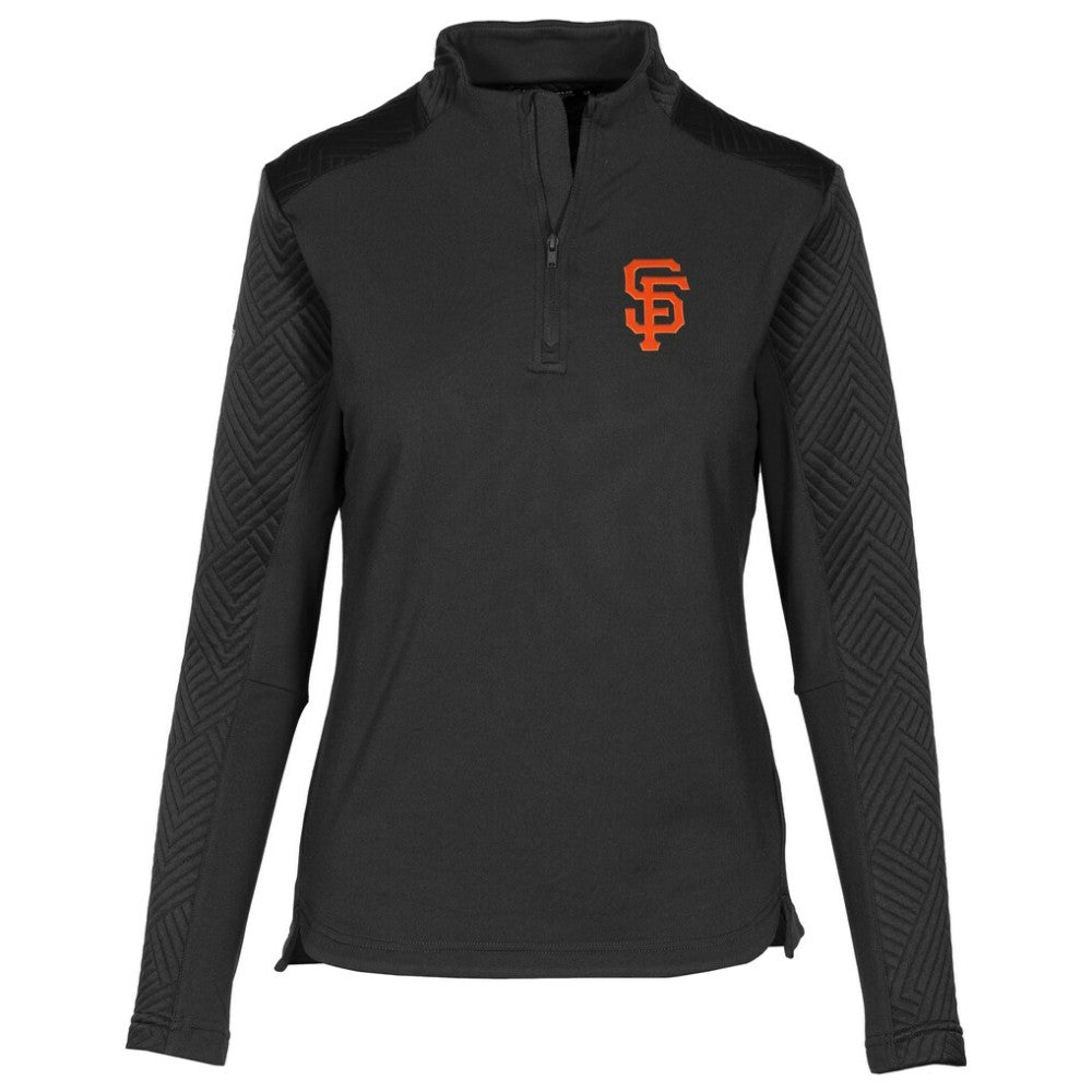 San Francisco Giants Levelwear Women's Daybreak Quarter-Zip Pullover Top - MLB Pullover