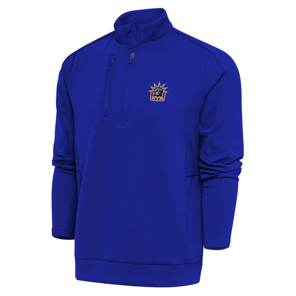 New York Rangers Antigua Special Edition 2.0 Generation Quarter-Zip Pullover Top -  NHL Pullover