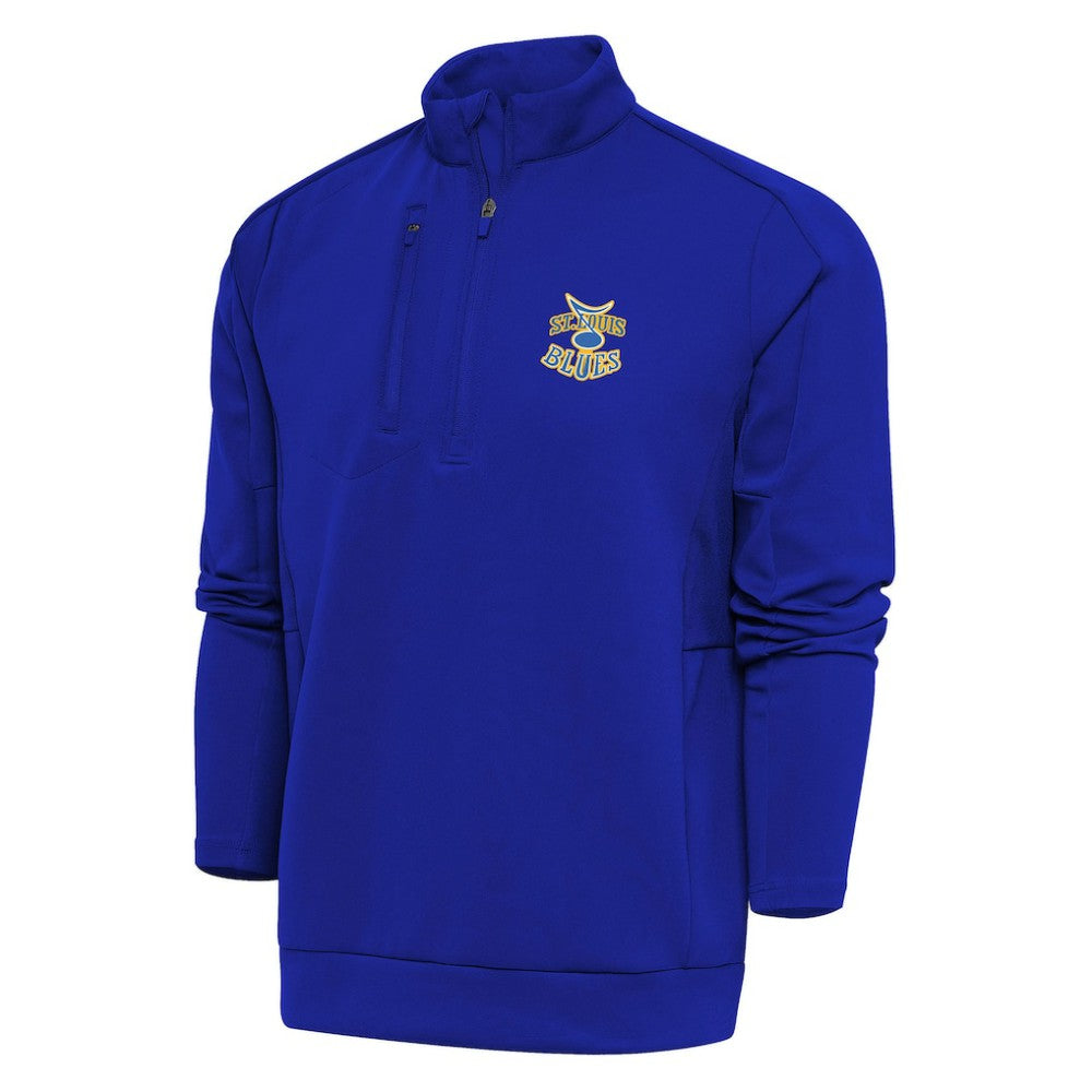 St. Louis Blues Antigua Special Edition 2.0 Generation Quarter-Zip Pullover Top -  NHL Pullover