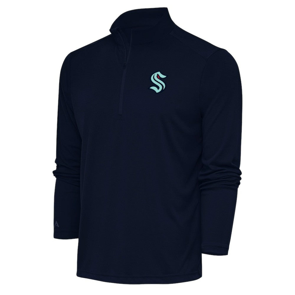 Seattle Kraken Antigua Special Edition 2.0 Tribute Quarter-Zip Pullover Top -  NHL Pullover