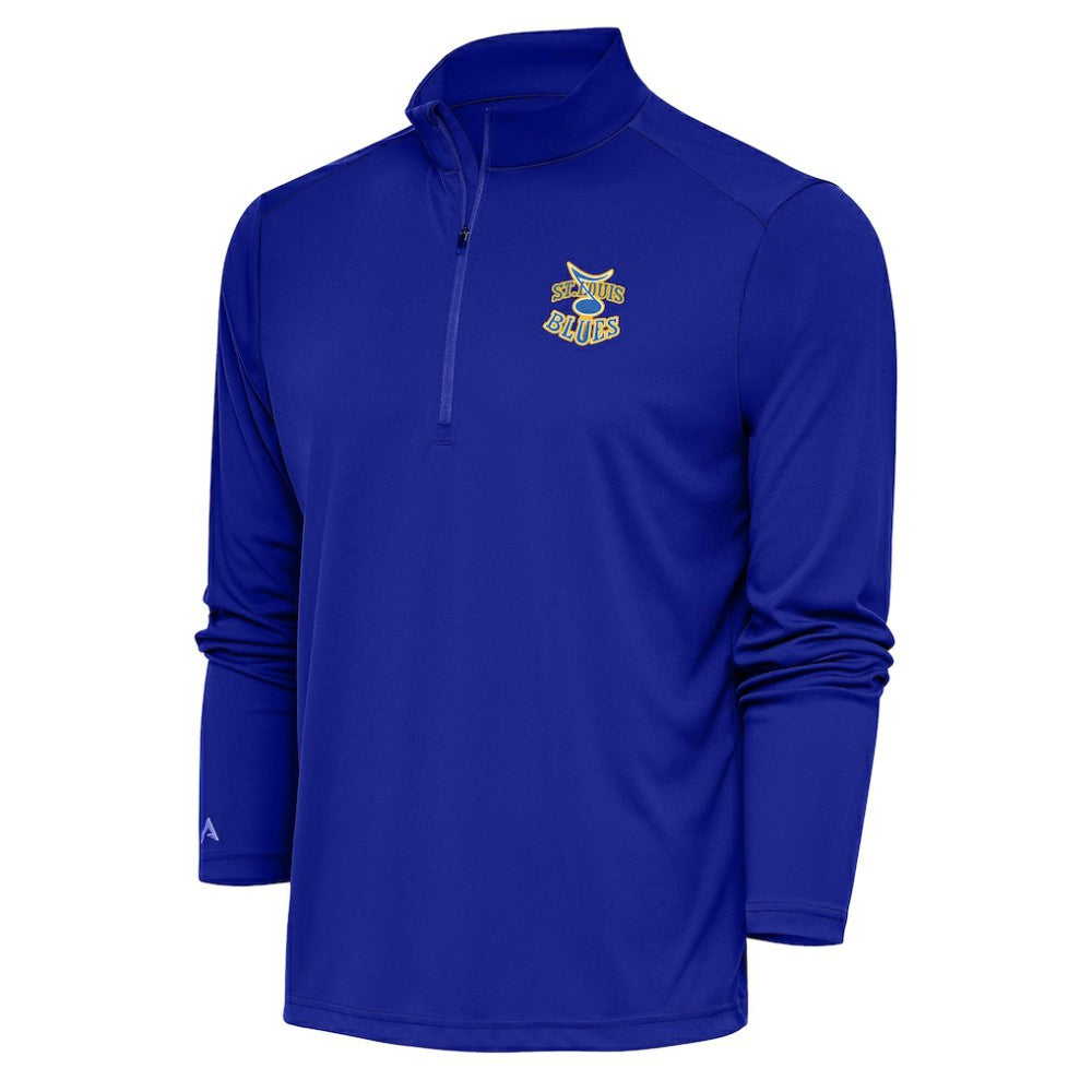 St. Louis Blues Antigua Special Edition 2.0 Tribute Quarter-Zip Pullover Top -  NHL Pullover