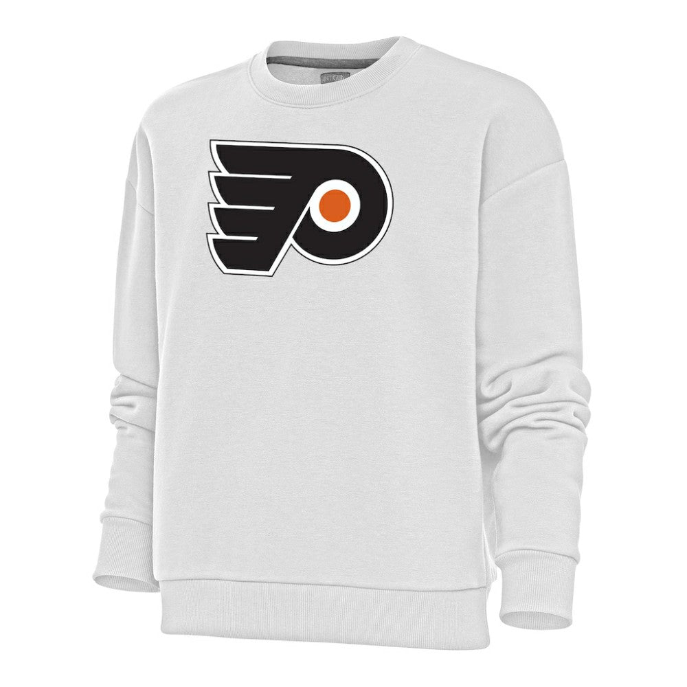 Philadelphia Flyers Antigua Women's Special Edition 2.0 Victory Crewneck Pullover Sweatshirt -  NHL Sweatshirts
