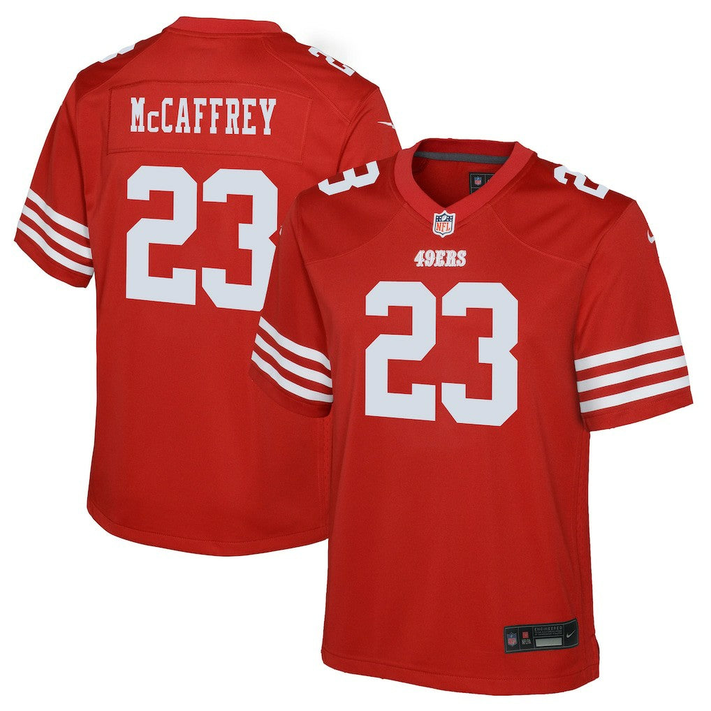 San Francisco 49ers Christian McCaffrey  Youth Game Jersey | NFL Hot