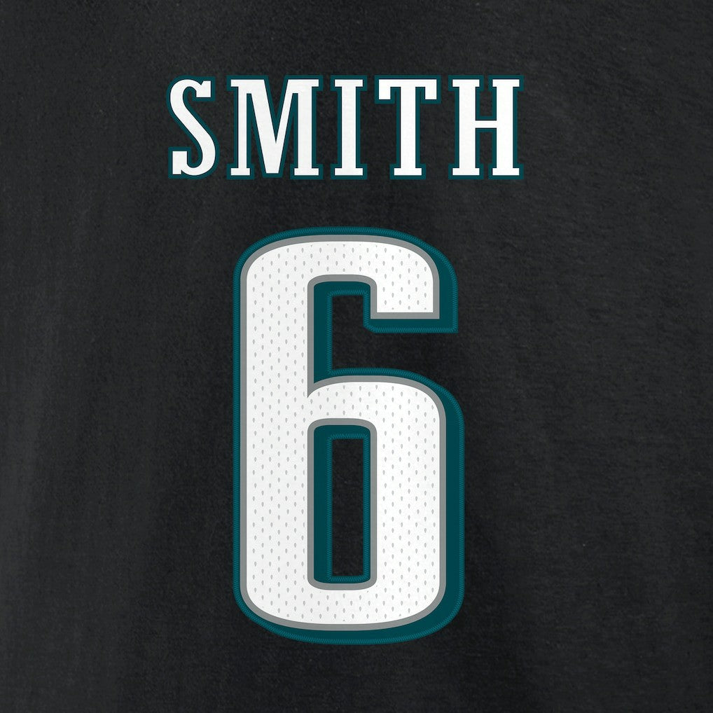 Philadelphia Eagles DeVonta Smith  Icon Player Name & Number T-Shirt | NFL On sale