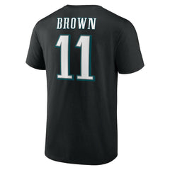 Philadelphia Eagles A.J. Brown  Icon Player Name & Number T-Shirt | NFL US