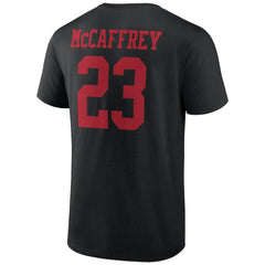 San Francisco 49ers Christian McCaffrey  Icon Player Name & Number T-Shirt | NFL New