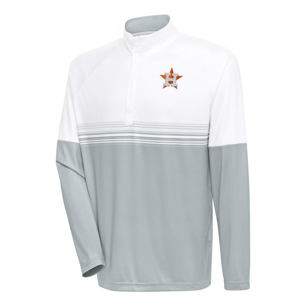 Houston Astros Antigua Bender Quarter-Zip Pullover Top - MLB Pullover