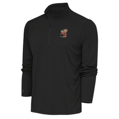 Cleveland Browns Antigua Team Logo Tribute Quarter-Zip Pullover Top | NFL Hot
