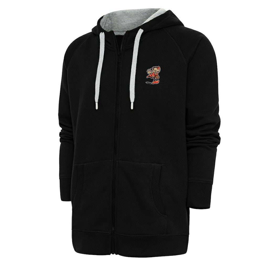 Cleveland Browns Antigua Team Logo Victory Full-Zip Hoodie | NFL Outlet