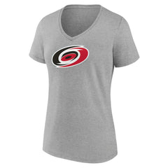 Carolina Hurricanes Women's Primary Logo Team V-Neck T-Shirt -  NHL T-shirts