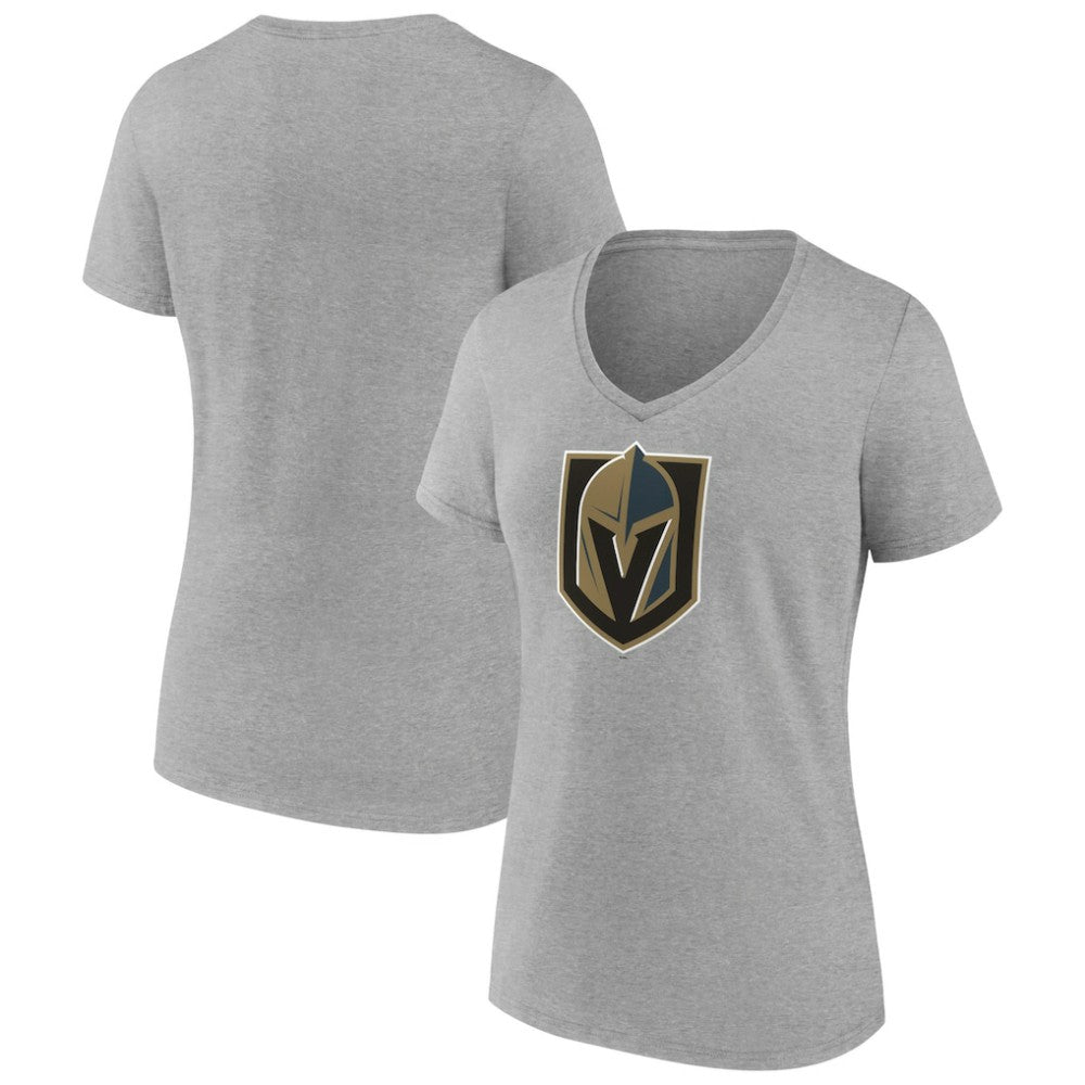 Vegas Golden Knights Women's Primary Logo Team V-Neck T-Shirt -  NHL T-shirts