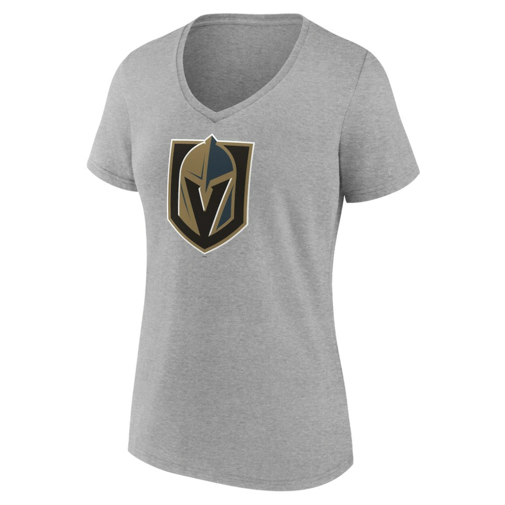 Vegas Golden Knights Women's Primary Logo Team V-Neck T-Shirt -  NHL T-shirts