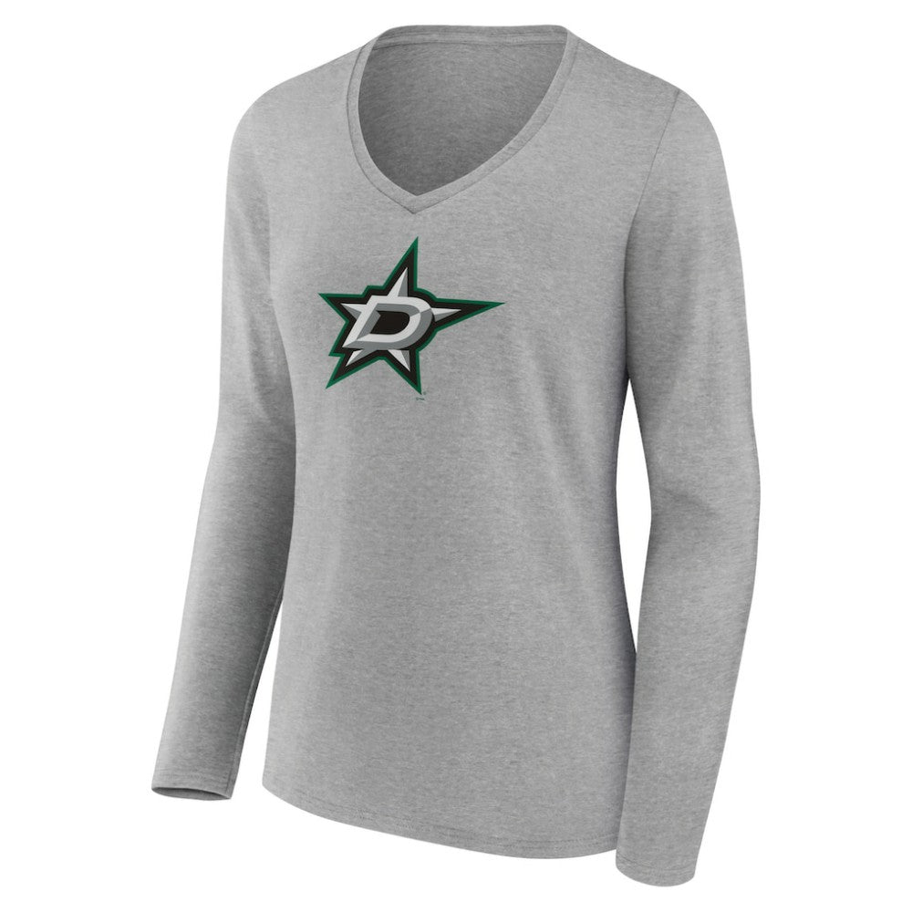 Dallas Stars Women's Primary Logo Team Long Sleeve V-Neck T-Shirt -  NHL T-shirts