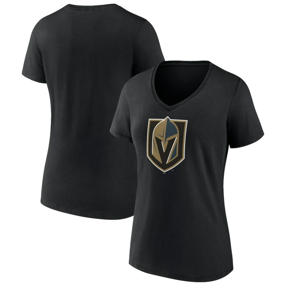 Vegas Golden Knights Women's Team Primary Logo V-Neck T-Shirt -  NHL T-shirts