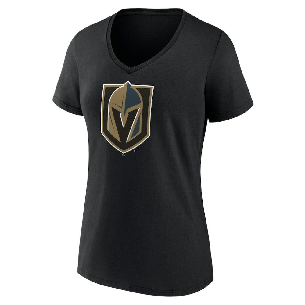 Vegas Golden Knights Women's Team Primary Logo V-Neck T-Shirt -  NHL T-shirts
