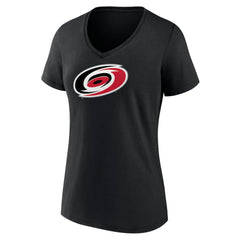 Carolina Hurricanes Women's Team Primary Logo V-Neck T-Shirt -  NHL T-shirts