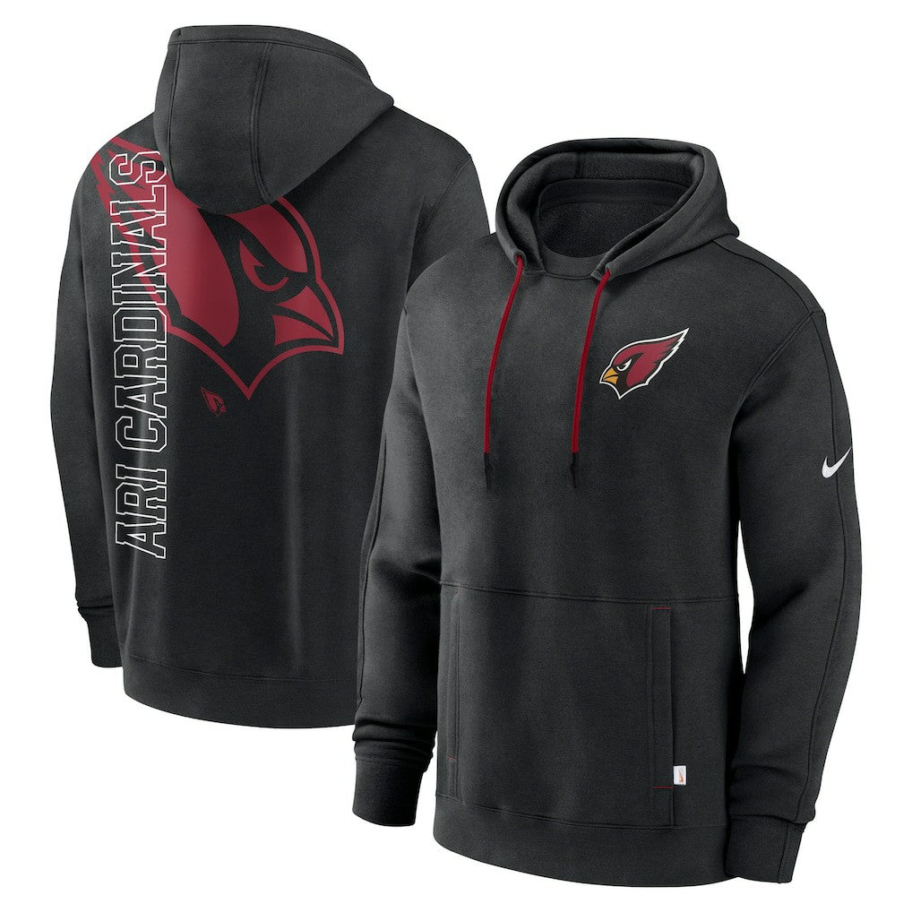 Arizona Cardinals Layered Logo Statement Pullover Hoodie | NFL Outlet