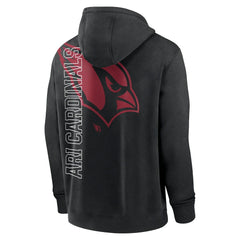Arizona Cardinals Layered Logo Statement Pullover Hoodie | NFL Outlet