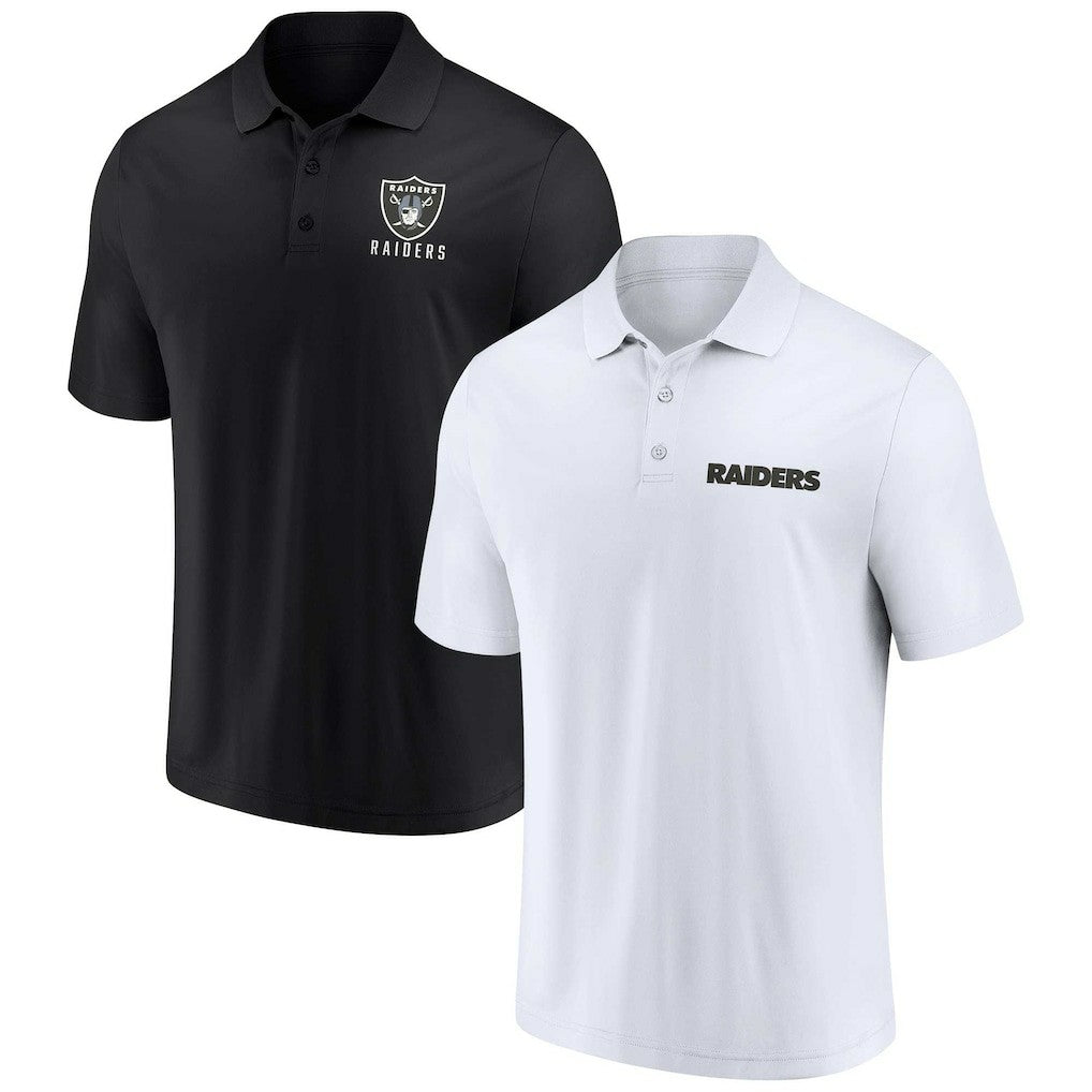 Las Vegas Raiders Lockup Two-Pack Polo Set | NFL Hot