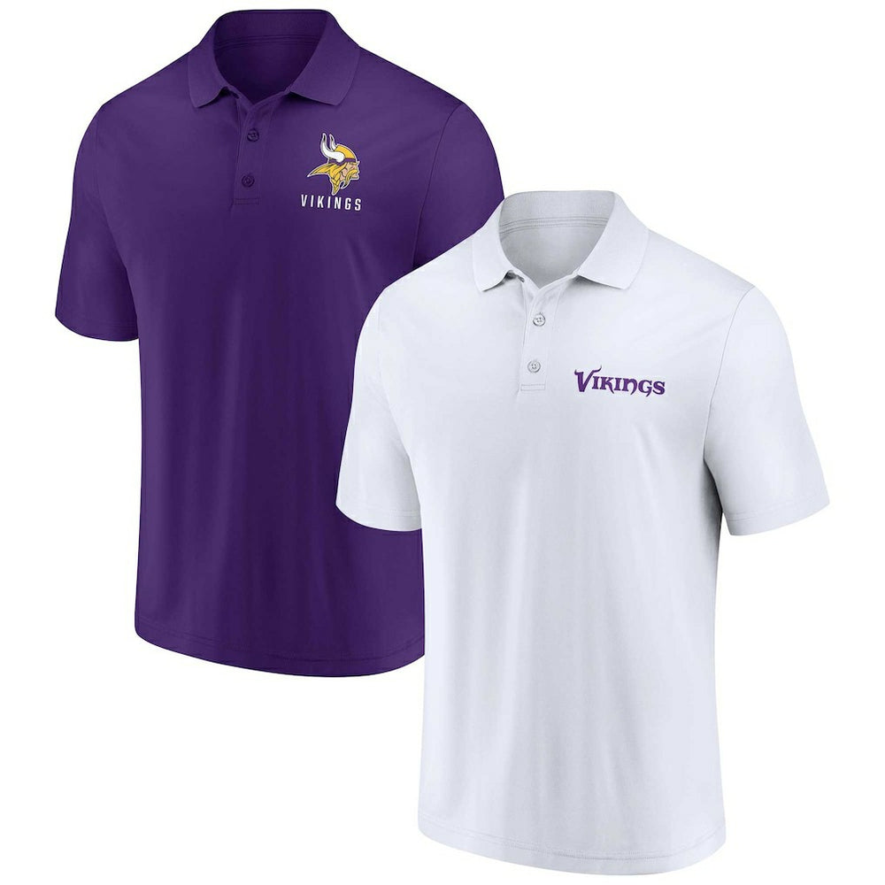 Minnesota Vikings Lockup Two-Pack Polo Set | NFL Online