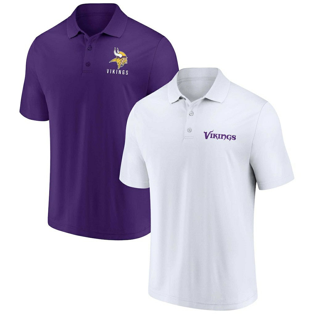 Minnesota Vikings Lockup Two-Pack Polo Set | NFL Online