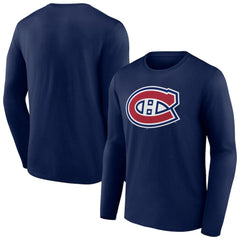 Montreal Canadiens Primary Logo Team Long Sleeve T-Shirt -  NHL T-shirts