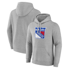 New York Rangers Primary Team Logo Pullover Hoodie -  NHL Hoodies