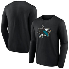 San Jose Sharks Primary Logo Team Long Sleeve T-Shirt -  NHL T-shirts