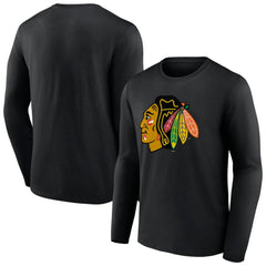Chicago Blackhawks Primary Logo Team Long Sleeve T-Shirt -  NHL T-shirts