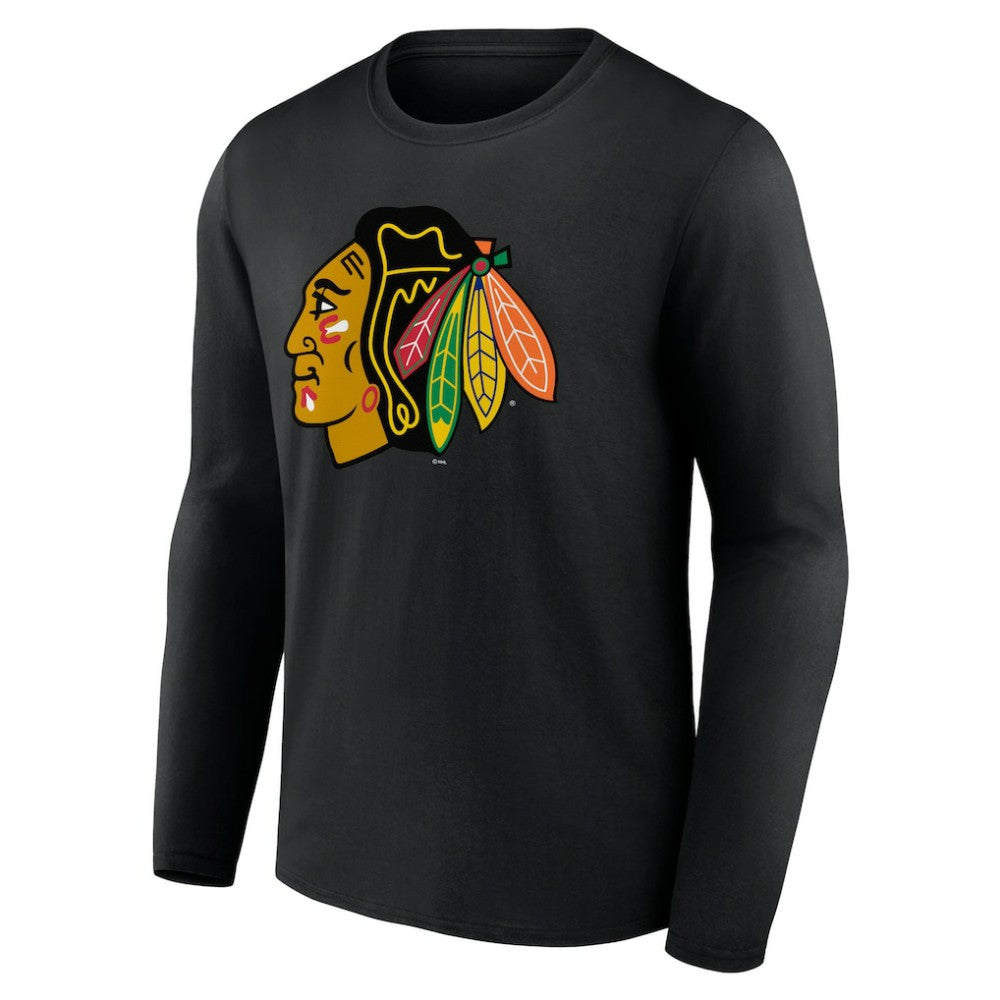 Chicago Blackhawks Primary Logo Team Long Sleeve T-Shirt -  NHL T-shirts