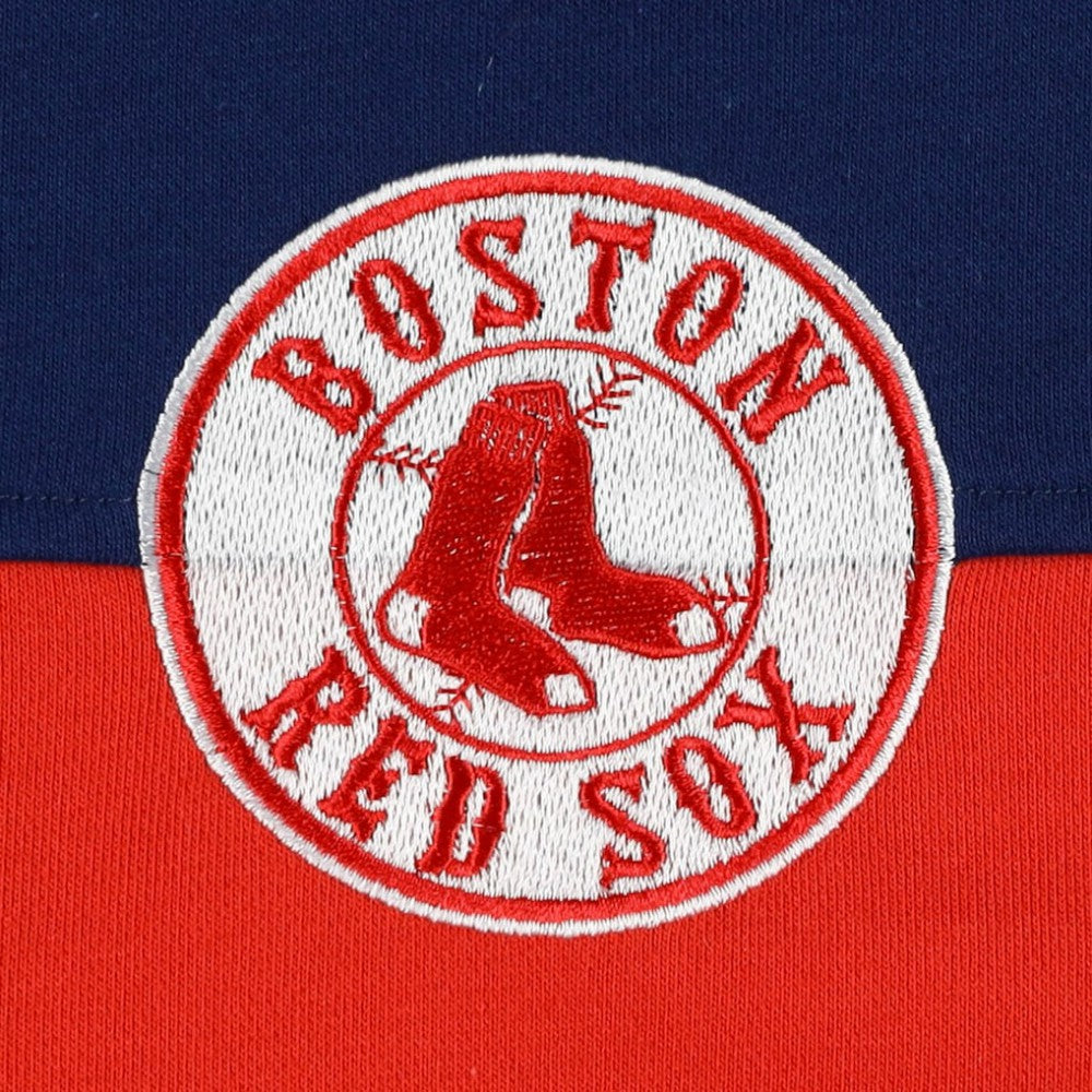Boston Red Sox The Wild Collective Women's Color Block Half-Zip Jacket - MLB Jackets
