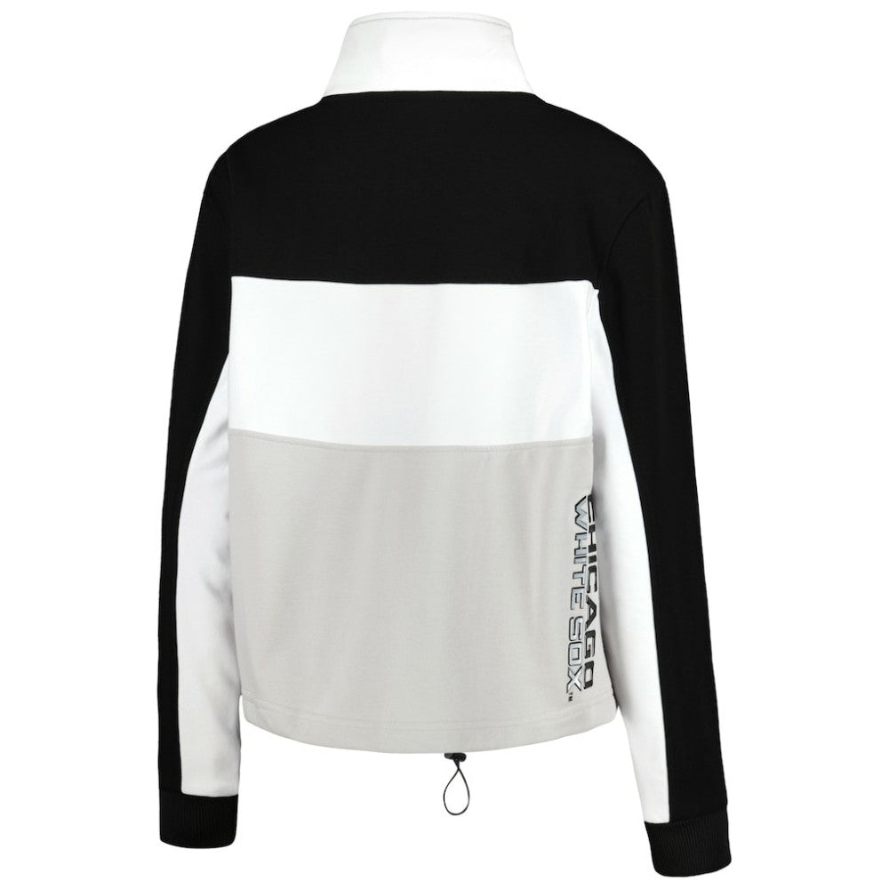 Chicago White Sox The Wild Collective Women's Color Block Half-Zip Jacket - MLB Jackets