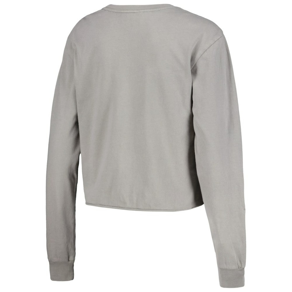 San Francisco Giants The Wild Collective Women's Cropped Long Sleeve T-Shirt - MLB T-shirts