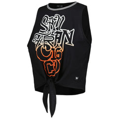 San Francisco Giants The Wild Collective Women's Twisted Tie Front Tank Top - MLB Tanks