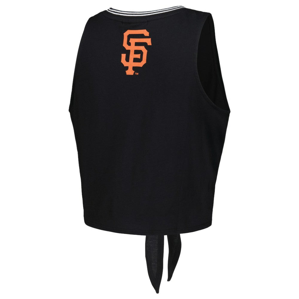 San Francisco Giants The Wild Collective Women's Twisted Tie Front Tank Top - MLB Tanks