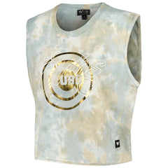 Chicago Cubs The Wild Collective Women's Washed Muscle Tank Top - MLB Tanks