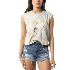 Chicago White Sox The Wild Collective Women's Washed Muscle Tank Top - MLB Tanks