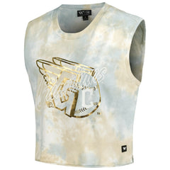 Cleveland Guardians The Wild Collective Women's Washed Muscle Tank Top - MLB Tanks