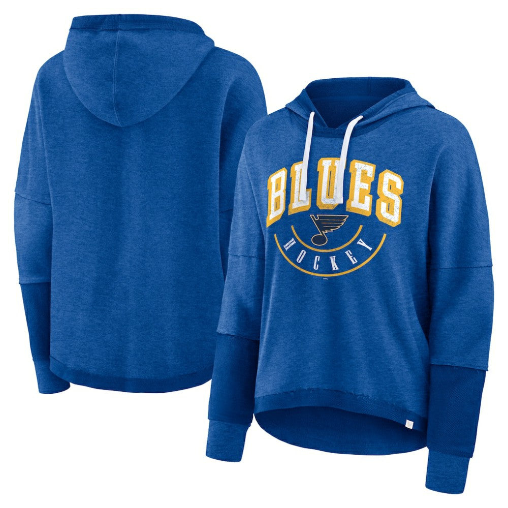 St. Louis Blues Fanatics Women's Lux Lounge Helmet Arch Pullover Hoodie -  NHL Hoodies